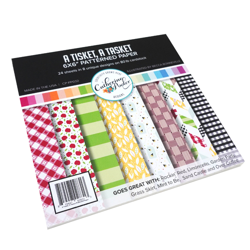 Catherine Pooler A Tisket, A Tasket Patterned Paper