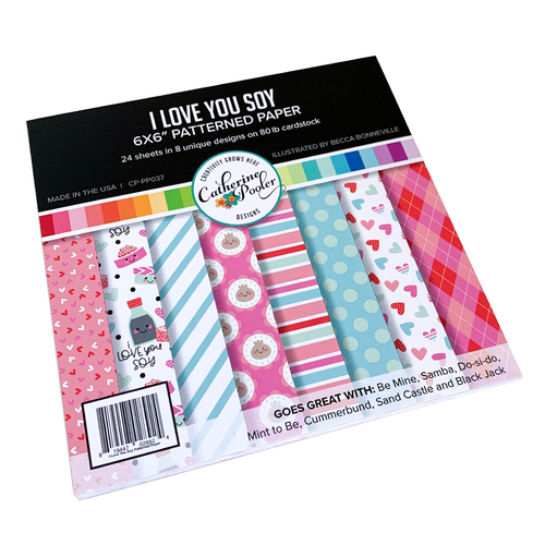 Catherine Pooler I Love You Soy Patterned Paper