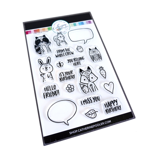 Catherine Pooler Critter Crew Stamp Set