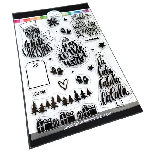 Catherine Pooler Caroling Sentiments Stamp Set
