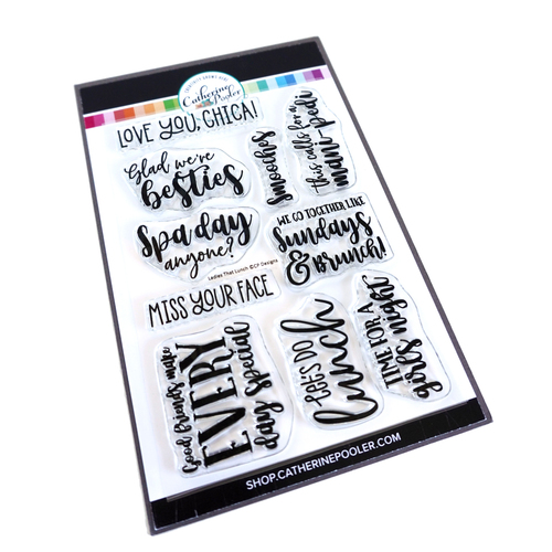 Catherine Pooler Ladies that Lunch Sentiments Stamp Set