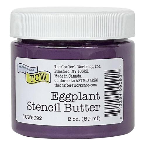 The Crafters Workshop Eggplant Stencil Butter