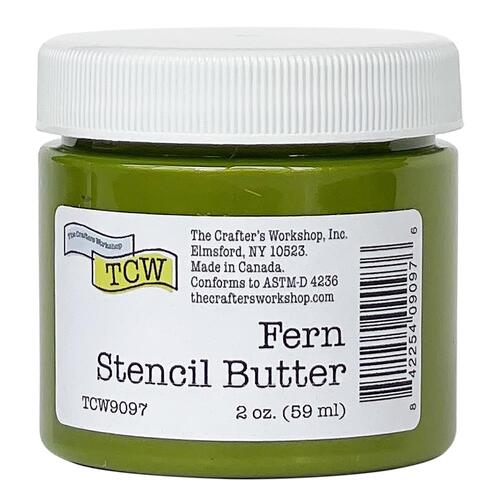 The Crafters Workshop Fern Stencil Butter