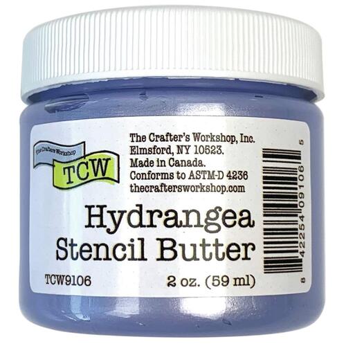 The Crafters Workshop Hydrangea Stencil Butter
