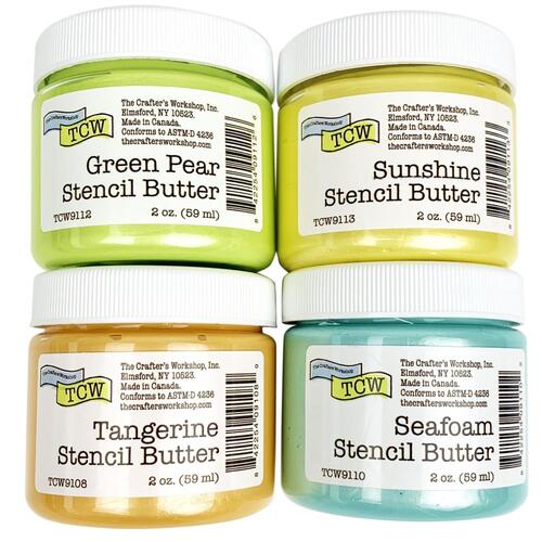 The Crafters Workshop Citrus Stencil Butter Pack
