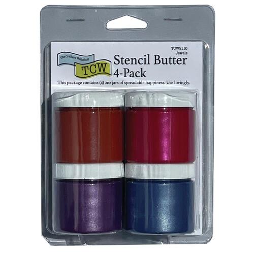 The Crafters Workshop Jewels Stencil Butter Pack