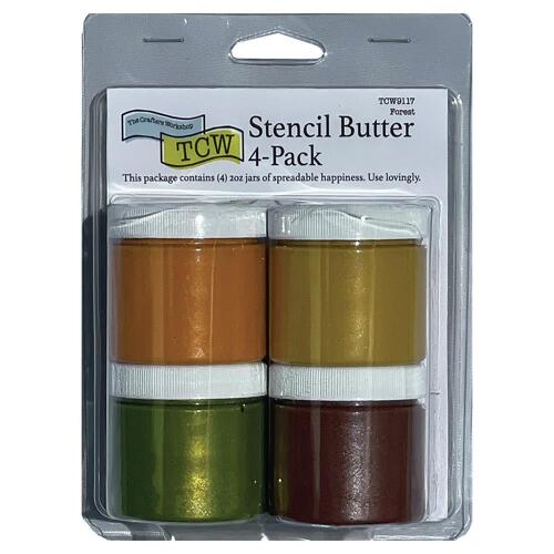 The Crafters Workshop Forest Stencil Butter Pack