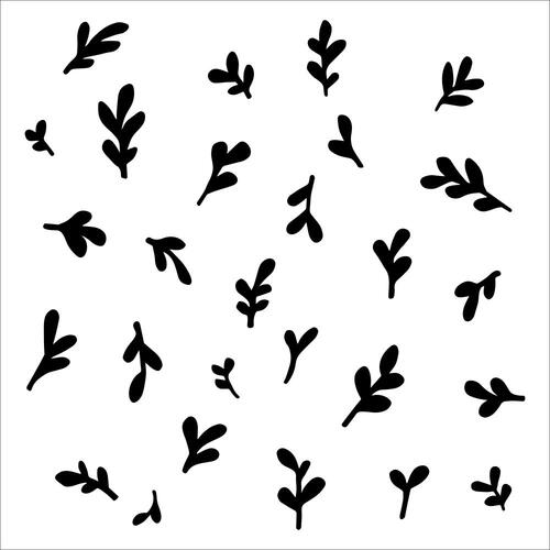 The Crafters Workshop Barberry Buds Stencil