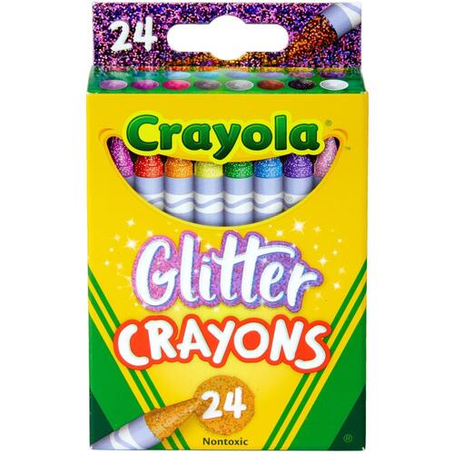 Crayola Glitter Crayons 24pk