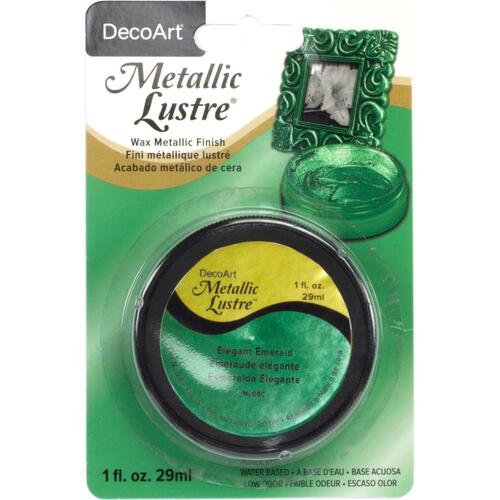 DecoArt Elegant Emerald Metallic Lustre Wax