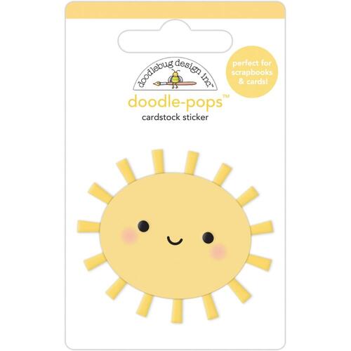 Doodlebug Sunshiny Day Doodle-Pops 3D Sticker