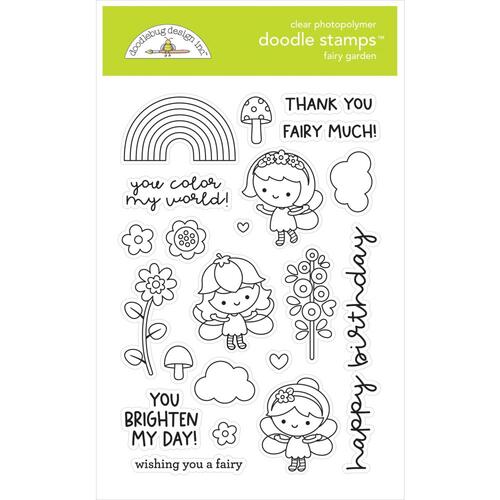 Doodlebug Fairy Garden Stamp