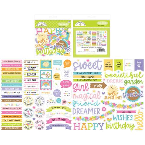 Doodlebug Fairy Garden Chit Chat Odds & Ends Die-Cuts