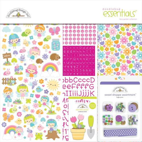 Doodlebug Fairy Garden 12" Essentials Page Kit