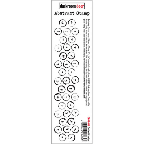 Darkroom Door Dotted Circles Abstract Stamp
