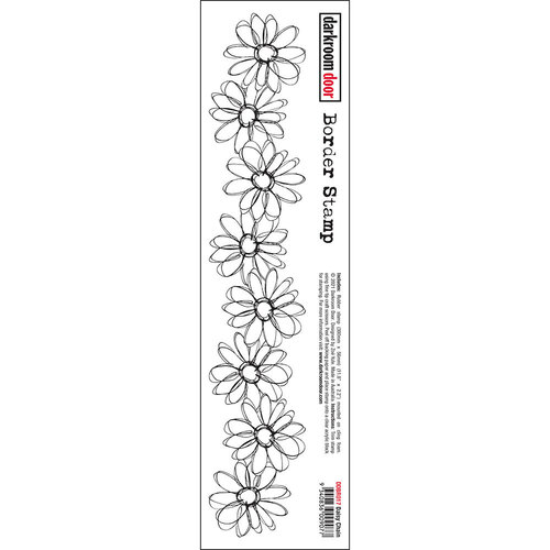 Darkroom Door Daisy Chain Border Stamp