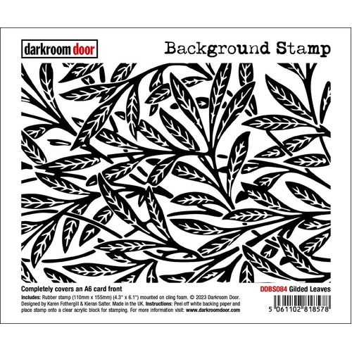 Darkroom Door Background Stamp - Gilded Leaves