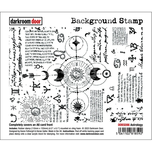 Darkroom Door Background Stamp - Astrology