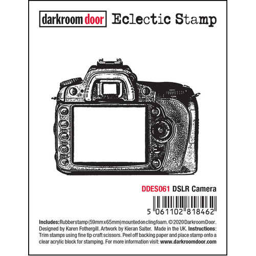 Darkroom Door Eclectic Stamp - DSLR Camera