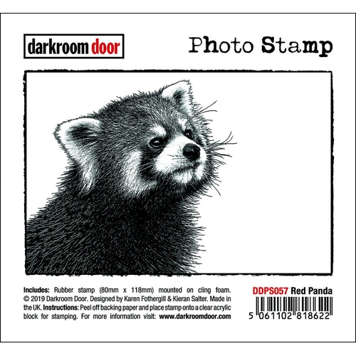 Darkroom Door Photo Stamp - Red Panda