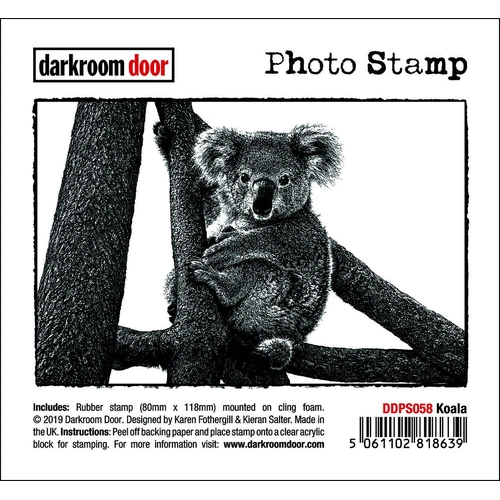 Darkroom Door Photo Stamp - Koala