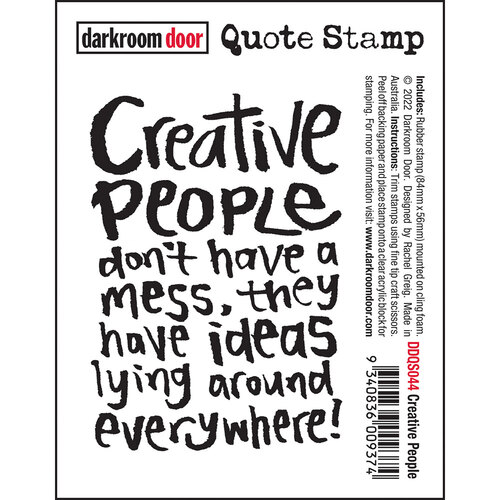 Darkroom Door Creative People Quote Stamp