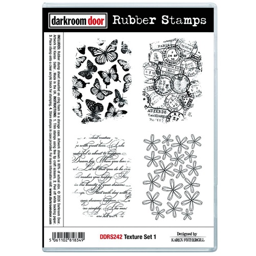 Darkroom Door Rubber Stamp Set - Texture Set 1