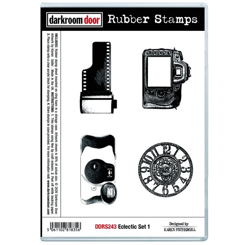 Darkroom Door Rubber Stamp Set - Eclectic Set 1