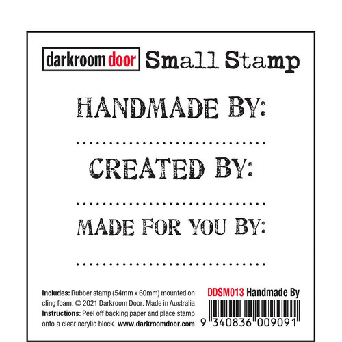Darkroom Door Handmade By Small Stamp