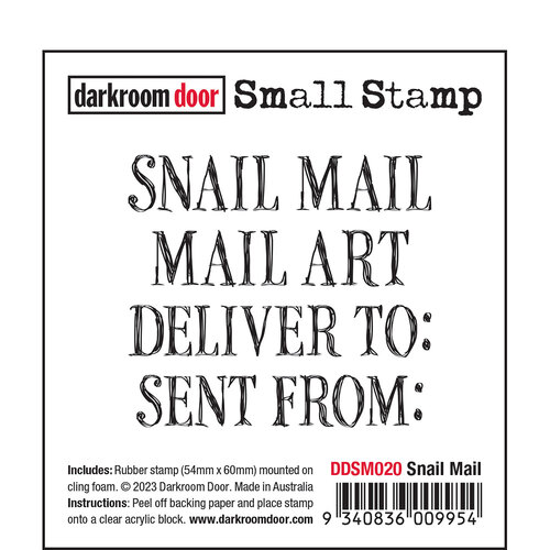 Darkroom Door Snail Mail Small Stamp