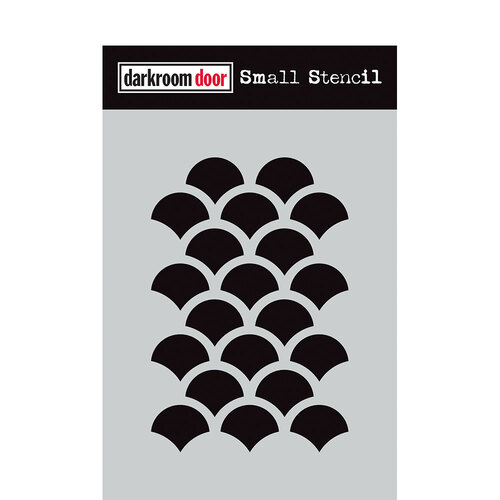 Darkroom Door Arty Scales Small Stencil
