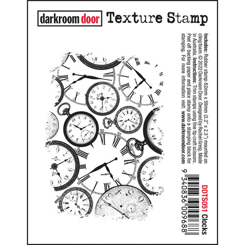 Darkroom Door Clocks Texture Stamp