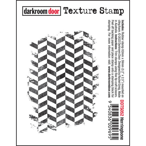 Darkroom Door Herringbone Texture Stamp