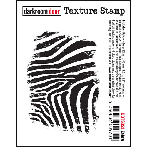 Darkroom Door Zebra Texture Stamp