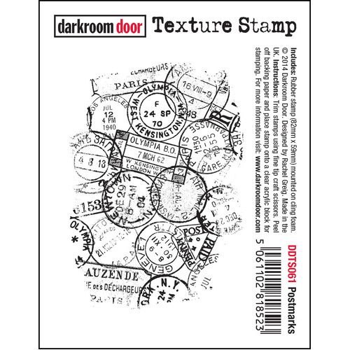 Darkroom Door Texture Stamp - Postmarks