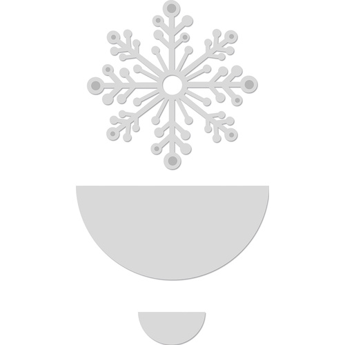 Kaisercraft Card Creations Die Snowflake Flip