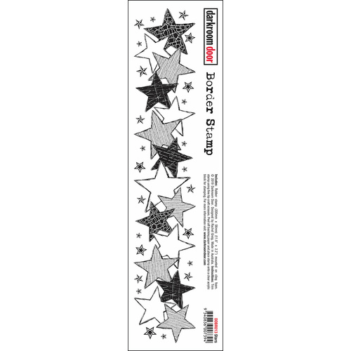 Darkroom Door Border Stamp Stars