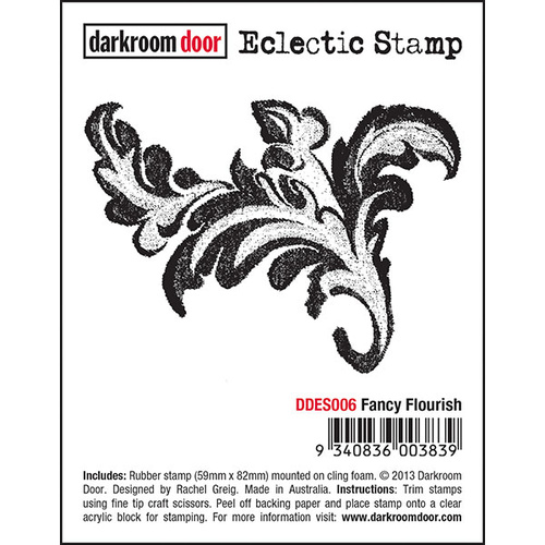 Darkroom Door Eclectic Stamp Fancy Flourish 