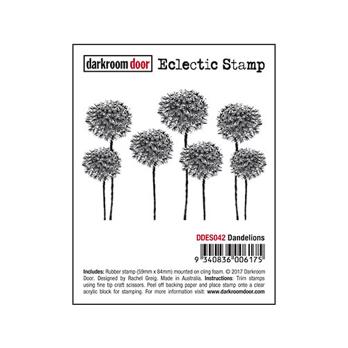 Darkroom Door Eclectic Stamp Dandelions 