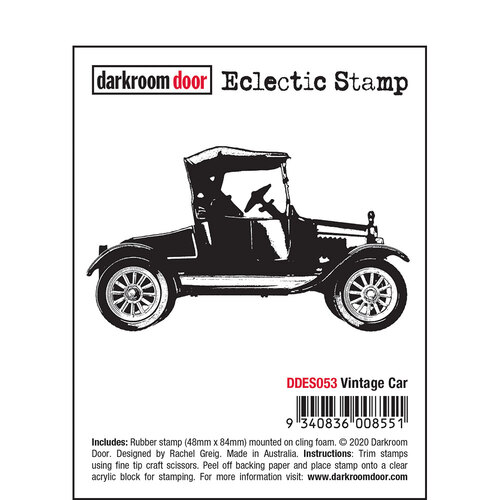 Darkroom Door Vintage Car Eclectic Stamp