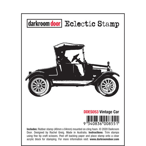 Darkroom Door Eclectic Stamp Vintage Car