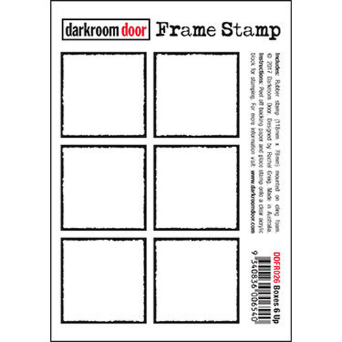 Darkroom Door Frame Stamp Boxes 6up