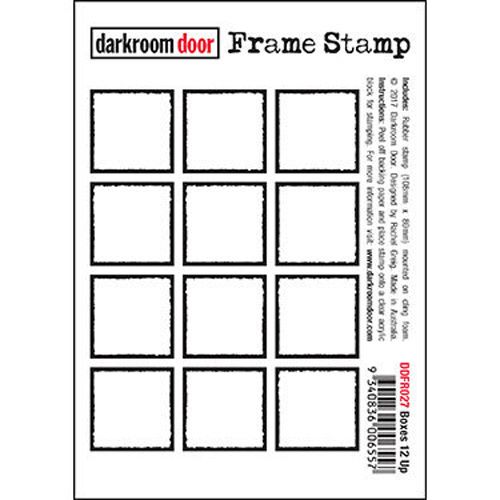 Darkroom Door Frame Stamp Boxes 12up