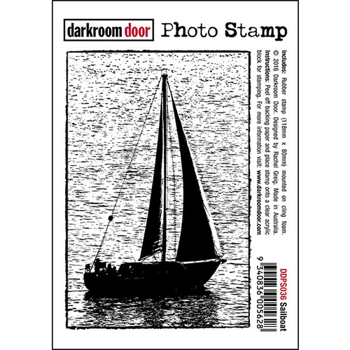 Darkroom Door Photo Stamp Sail Boat 