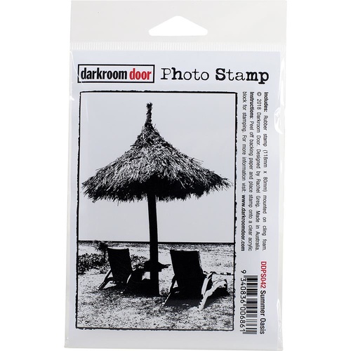 Darkroom Door Photo Stamp Summer Oasis 