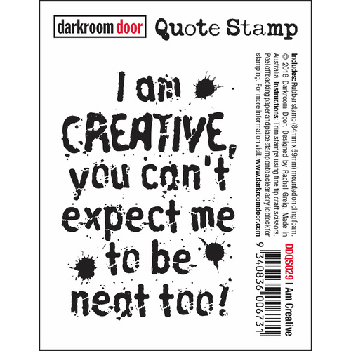 Darkroom Door Quote Stamp I Am Creative 