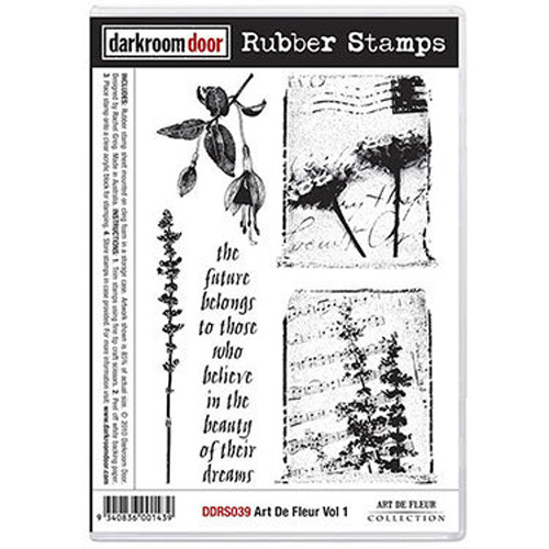 Darkroom Door Rubber Stamp Set Art De Fleur Volume 1