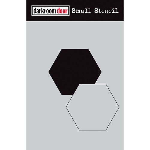 Darkroom Door Small Stencil Hexagon Set