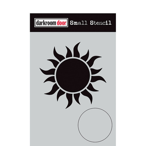 Darkroom Door Small Stencil Sun