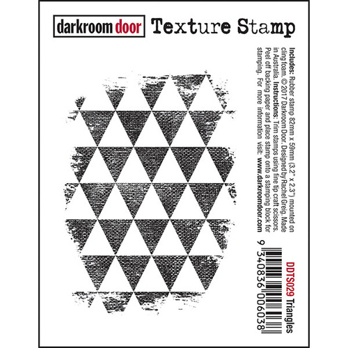 Darkroom Door Texture Stamp Triangles 